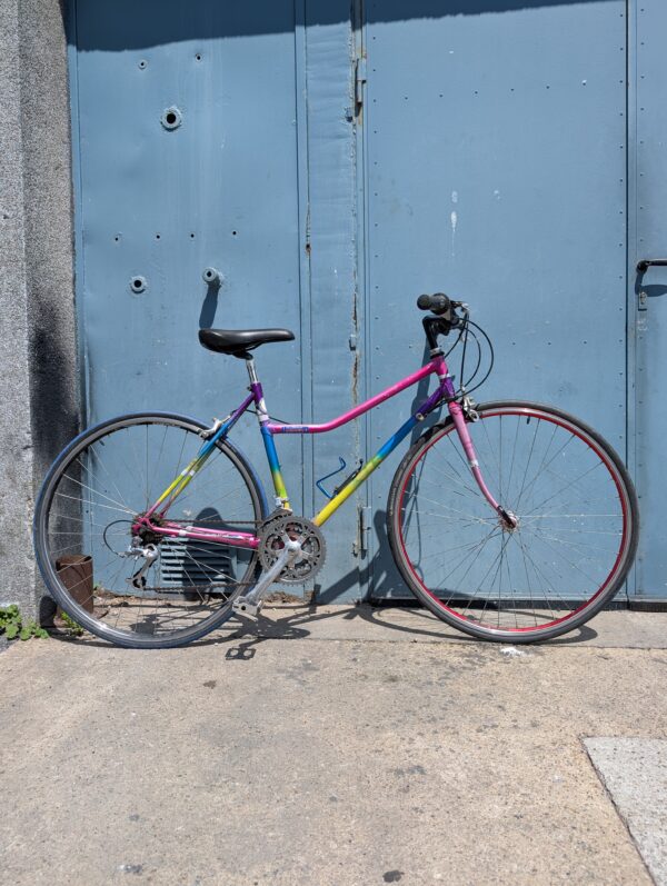 Vélo adulte arc en ciel
