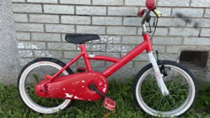 Vélo rouge - 16 pouces