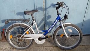 Vélo eleganca bleu & gris - 20 pouces